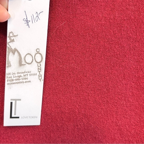 Love Token Red Turtleneck Sheath Midi Dress - Picture 5 of 6